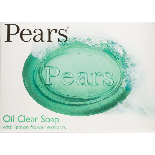 Pears Oil Clear Bar Soap 125g Gentle Cleanser for Oily Skin with Glycerin