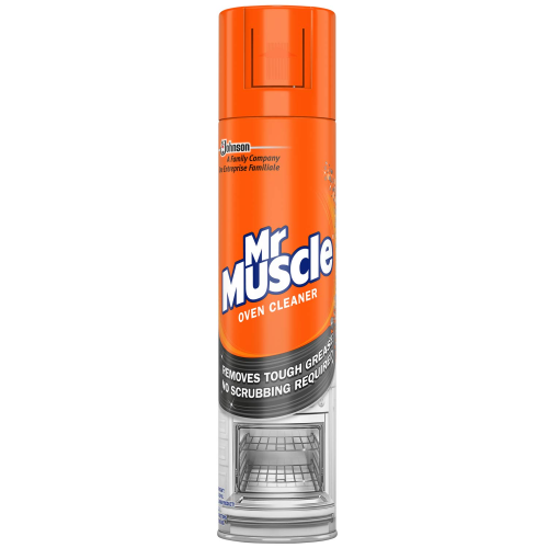 Mr Muscle Oven Cleaner 300ml Powerful Kitchen Cleaning Spray for Stubborn Grease & Dirt