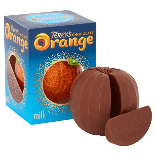 Terry's Chocolate Orange Milk 157g β Creamy Milk Chocolate with Real Orange Oil