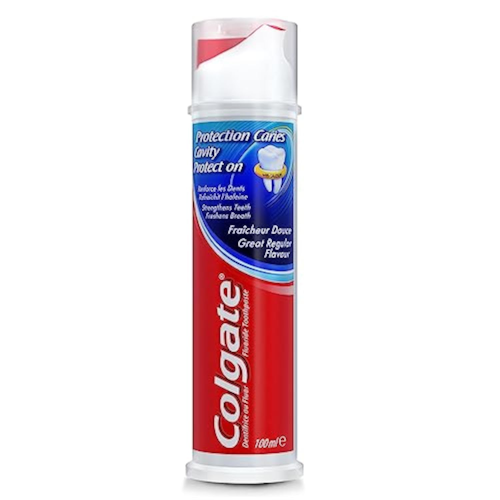 Colgate 100ml Toothpaste Pump Cavity Protection Formula Mint Fresh