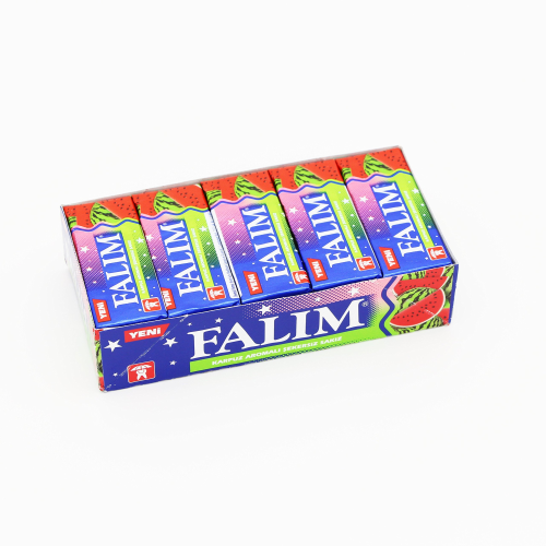 Falim Watermelon Chewing Gum 100 Pieces Small Box