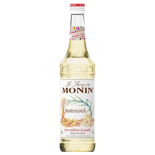 Monin Butterscotch Syrup 700ml Rich Buttery Sweet Flavouring for Coffees and Desserts
