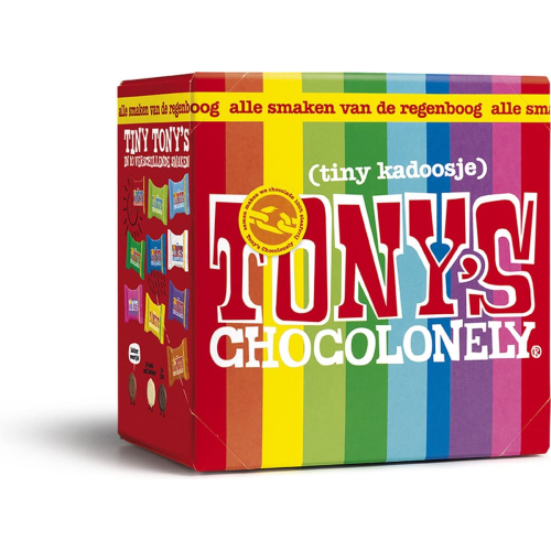 Tony's Chocolonely Tiny's Mix Mini Chocolates 200g Fairtrade Gift Pack