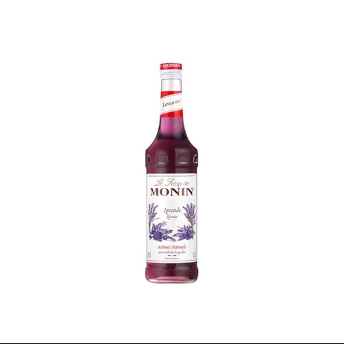 Monin Premium Lavender Syrup 700 ml - Floral Flavor for Cocktails and Beverages