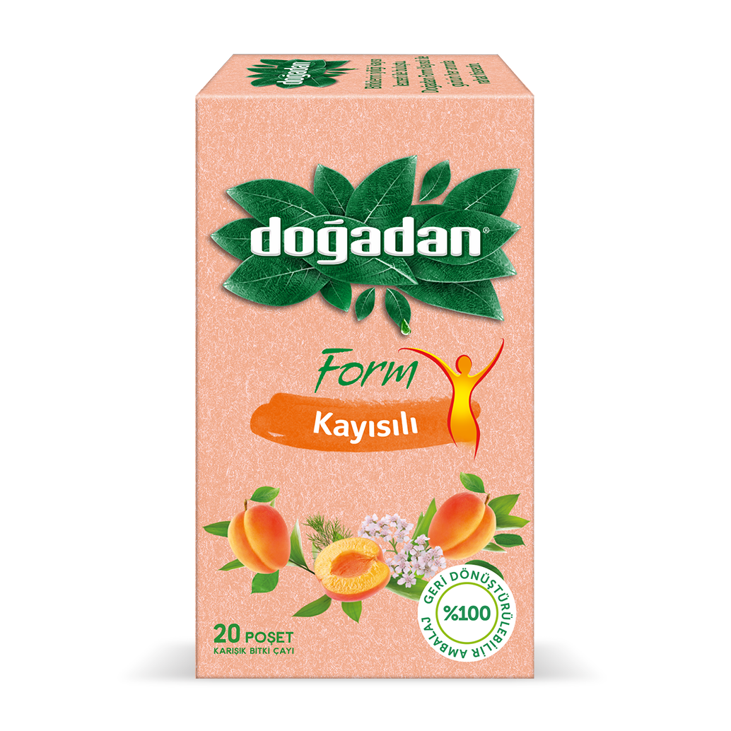 Doğadan Form Apricot Herbal Tea 20 Sachets