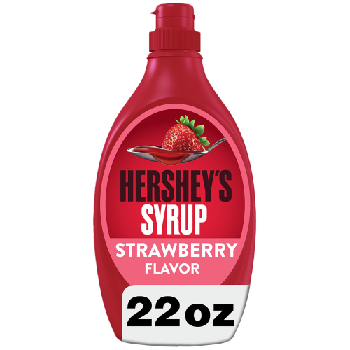 Hershey's Strawberry Syrup 623g Sweet Topping for Ice Cream and Pancakes