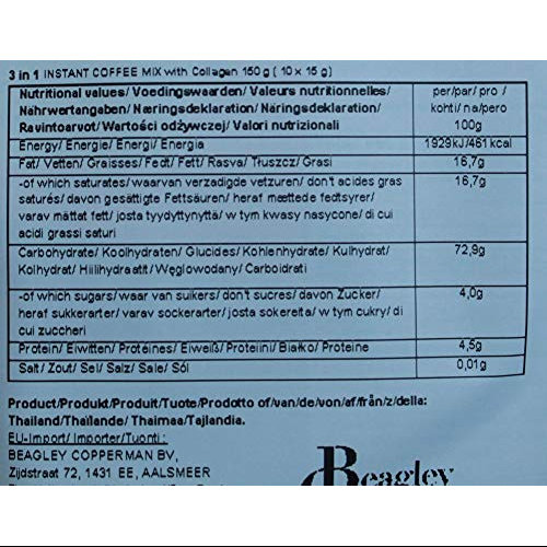 Fitne Coffee 3 in 1 with Collagen 150g Pink Instant Coffee Mix for Skin Health