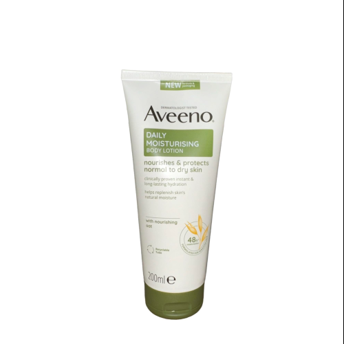 Aveeno Daily Moisturizing Lotion 200ml for Dry Skin with Oat Extract