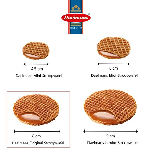 Daelmans Stroopwafels in Delft Blue Tin 230g 8-Pack Dutch Gift Tin