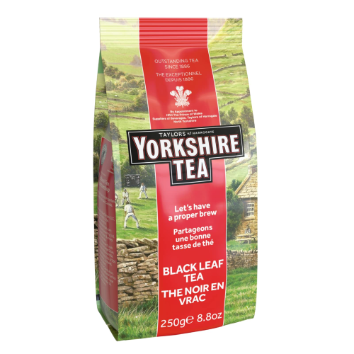 Taylors Yorkshire Tea Loose 250g Premium Strong Black Tea for Perfect Brew
