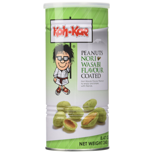 Koh Kae Seaweed Wasabi Coated Peanuts 240g Crunchy Thai Snack