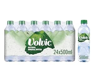 Volvic Natural Still Mineral Water 500ml Pack of 24
