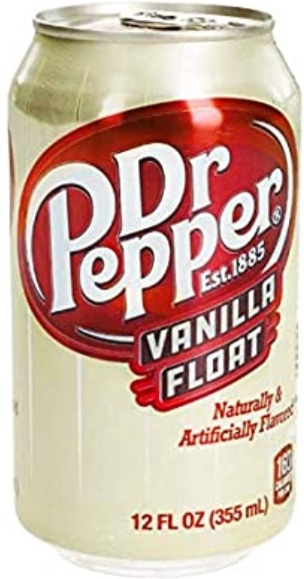 Dr Pepper Vanilla Float 355 ml - 12 stuks
