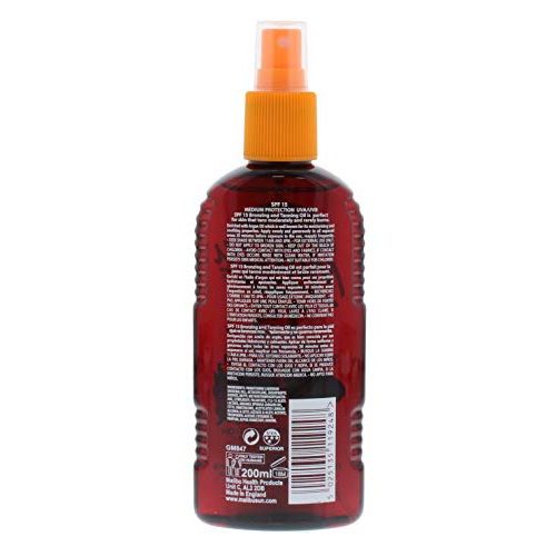 MALIBU SPF 15 Bronzing Tanning Oil with Argan Oil 200 ml
