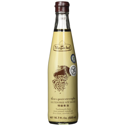 MEGACHEF Gluten-Free Soy Sauce 500ml β Rich Umami Flavor, Ideal for All Cuisines