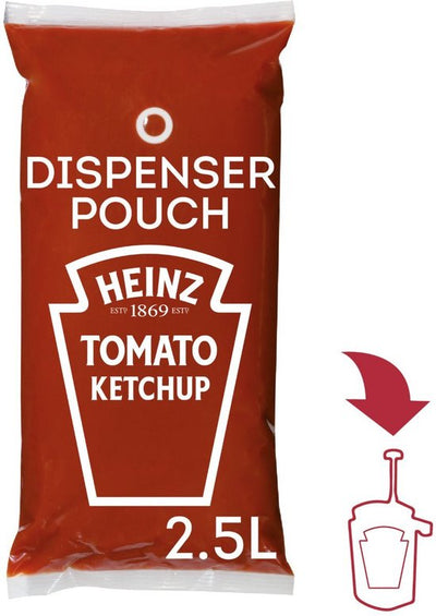 Heinz Tomato Ketchup Bag for Dispenser 2.5L