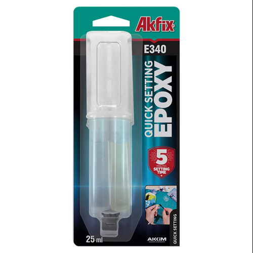 Akfix E340 Mix quick Epoxy glue with