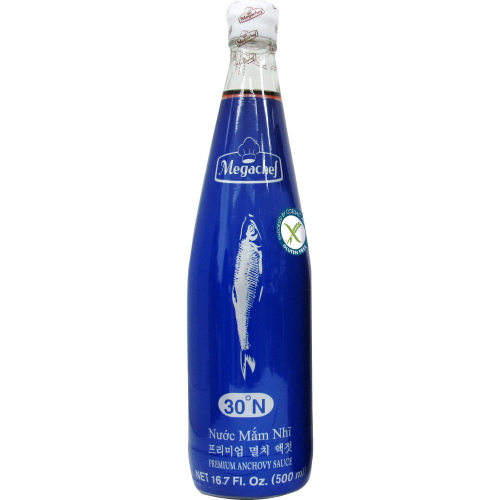 MEGACHEF Anchovies Sauce Vietnam Style 500 ML - Authentic Fish Sauce for Cooking