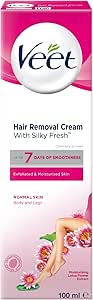 Veet 100ml Hair Removal Cream for Legs and Body Smooth Skin Fast and Gentle
