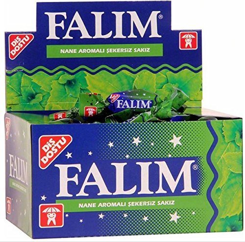Falim Mint Flavour Chewing Gum 100-Piece Box Large Pack