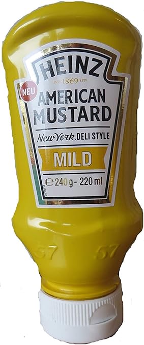 Heinz Yellow Mustard Mild 220ml 240g