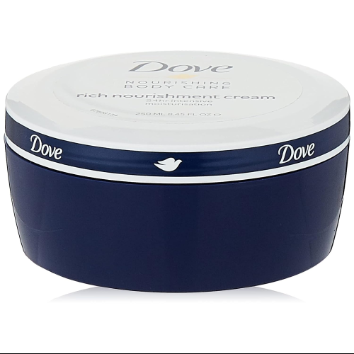 Dove Body Cream Rich Nourishment 250ml, Intense Moisture for Soft, Smooth Skin