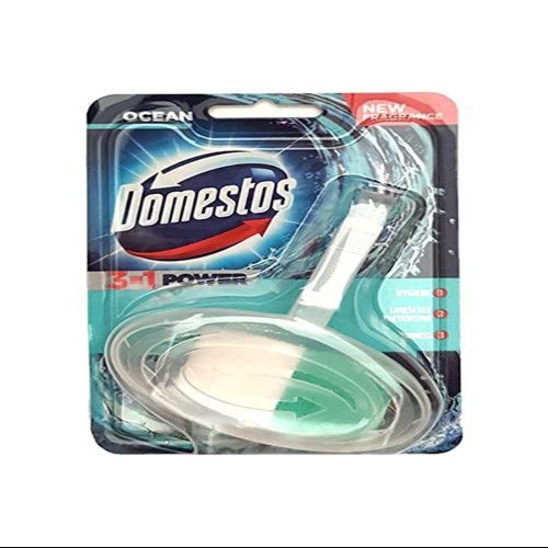 Domestos Power WC Block Ocean 40g Toilet Cleaning Block Ocean Fresh