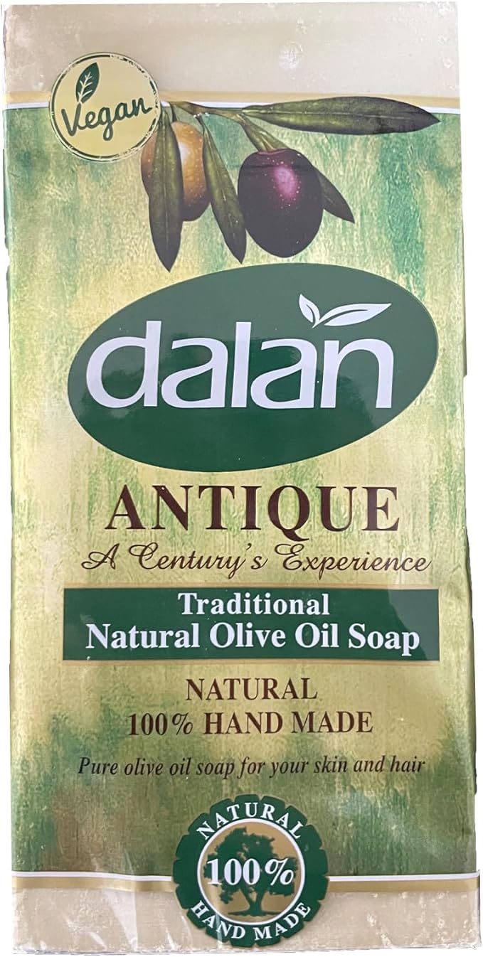 Dalan Antique Olive Oil Soap 5x180g Natural Moisturizing Bar for All Skin Types