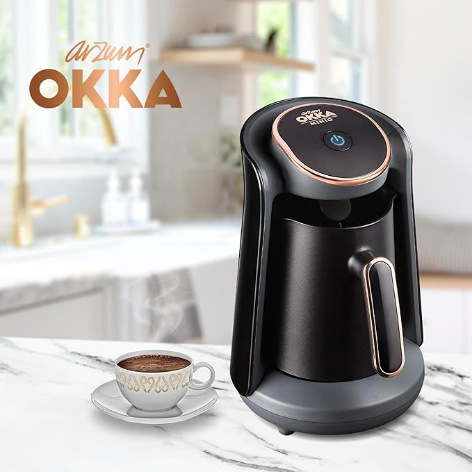 Arzum Okka Turkish Coffee Machine OK004 Black & Copper