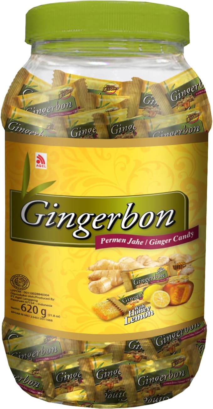 GINGERBON Ginger Honey Lemon Bonbons 620gr