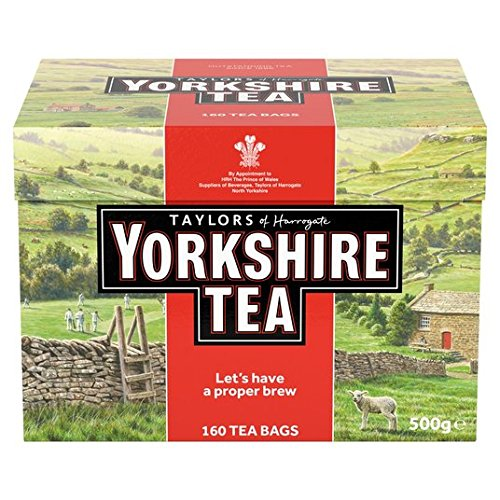 Taylors Yorkshire Tea 160 Tea Bags Premium British Blend Full-Bodied Flavor