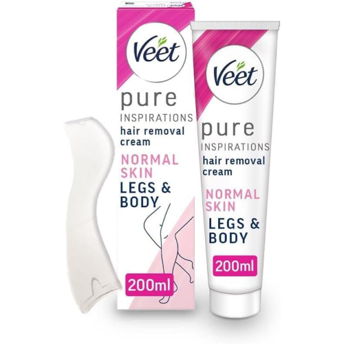 Veet Normal Skin Hair Removal Cream with Aloe Vera and Vitamin E β Smooth Skin in Minutes