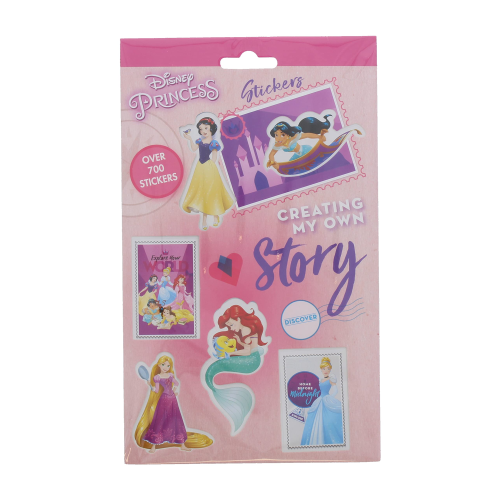 Disney Princess Sticker Set 700 Stickers Colourful Craft Activity for Kids