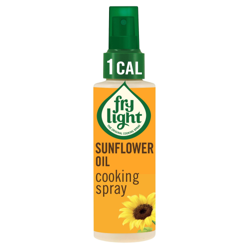 Fry Light Sunflower Oil Spray 190ml x1 Low-Calorie Non-Stick Cooking Oil