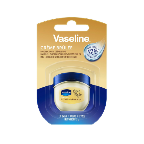Vaseline 7g Lip Balm Creme Brulee, Sweet Fragrance and Intense Hydration
