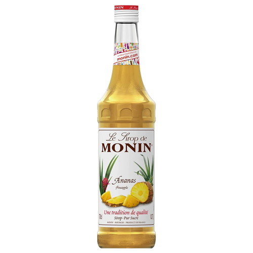 Monin Ananas Pineapple Syrup 70cl - Sweet Tropical Flavor for Cocktails and Drinks