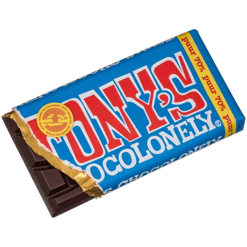 Tony's Chocolonely Chocolate Bar Dark - 180 grams - Vegan
