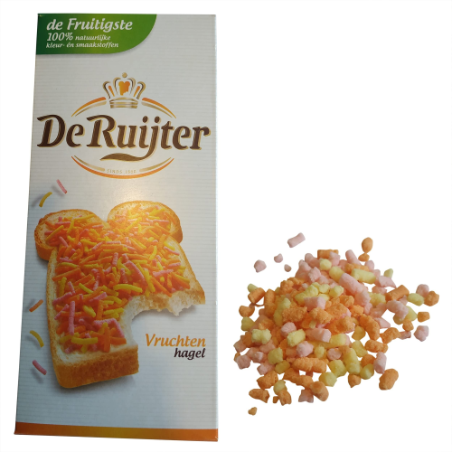De Ruijter Fruit Hagel Fruit Sprinkles 400g Dutch Topping for Bread