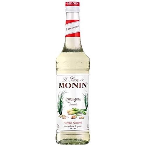 Monin Lemongrass Syrup 700ml Aromatic Citrus Flavouring for Cocktails and Tea