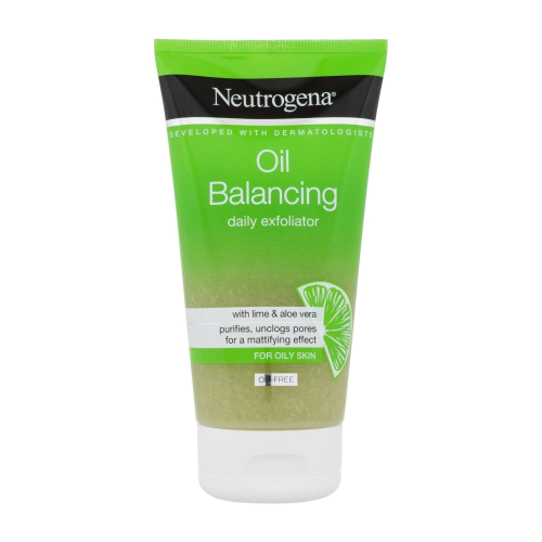 Neutrogena Oil Balance Daily Exfoliator Lime & Aloe Vera 150ml for Oily Skin