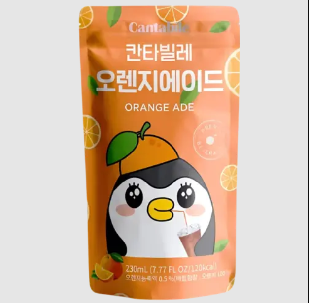 Cantabile Orange Korean Sparkling Lemonade 230ml