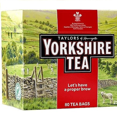 Taylors of Harrogate Yorkshire Tea 80 Tea Bags 250g Black Tea