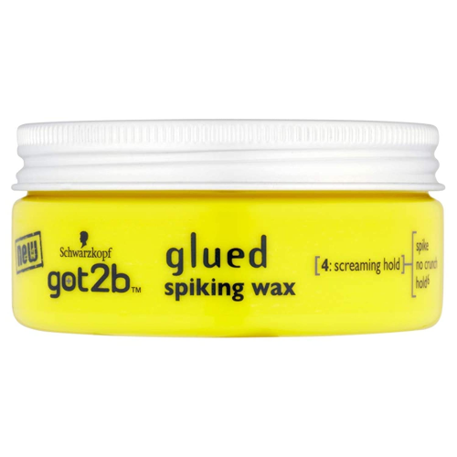 Schwarzkopf Got2b Glued Spiking Wax 75ml Extreme Hold for Spikes and Texture