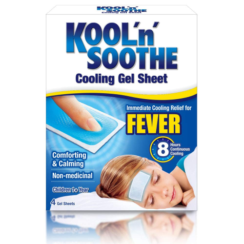 Kool N Soothe Cooling Strip Sachets for Kids Multipack – Fever & Headache Relief