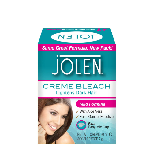 Jolen Mild Bleach for Facial Hair 30ml Skin-Friendly Formula