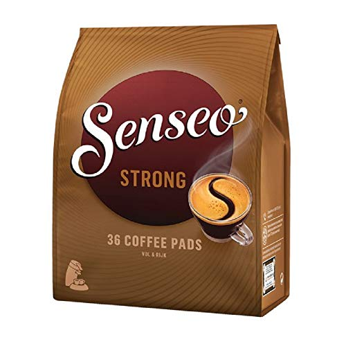 Senseo Strong Coffee Pads 36-Pack Bold Intense Full-Bodied Coffee for Senseo Machines