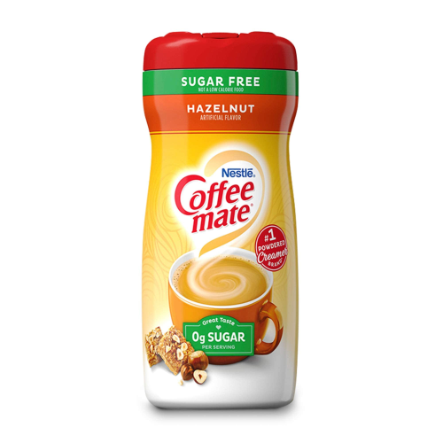 Nestle Coffee Mate Hazelnut Sugar Free 289.1g Creamy Coffee Creamer No Sugar Added