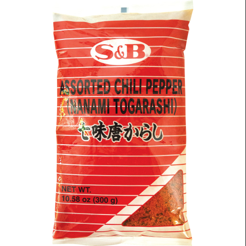 S&B Nanami Togarashi Assorted Chili Pepper 10.58oz 300g - Japanese Spice Seasoning