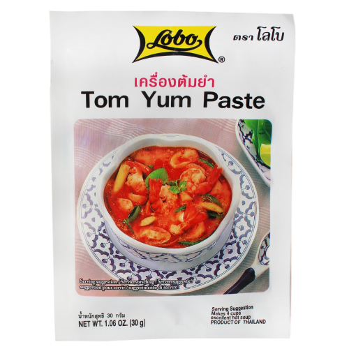 Lobo Tom Yum Paste 12x30g Thai Soup Seasoning Mix