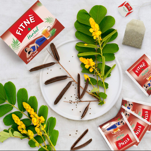 Fitne Red Box Herbal Infusion Senna Tea 40g Natural Laxative Detox Digestive Health